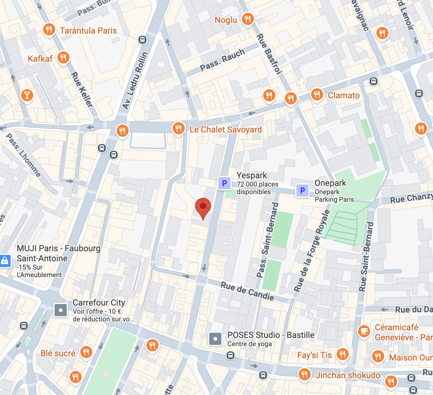 Notre salle à Paris Alesia