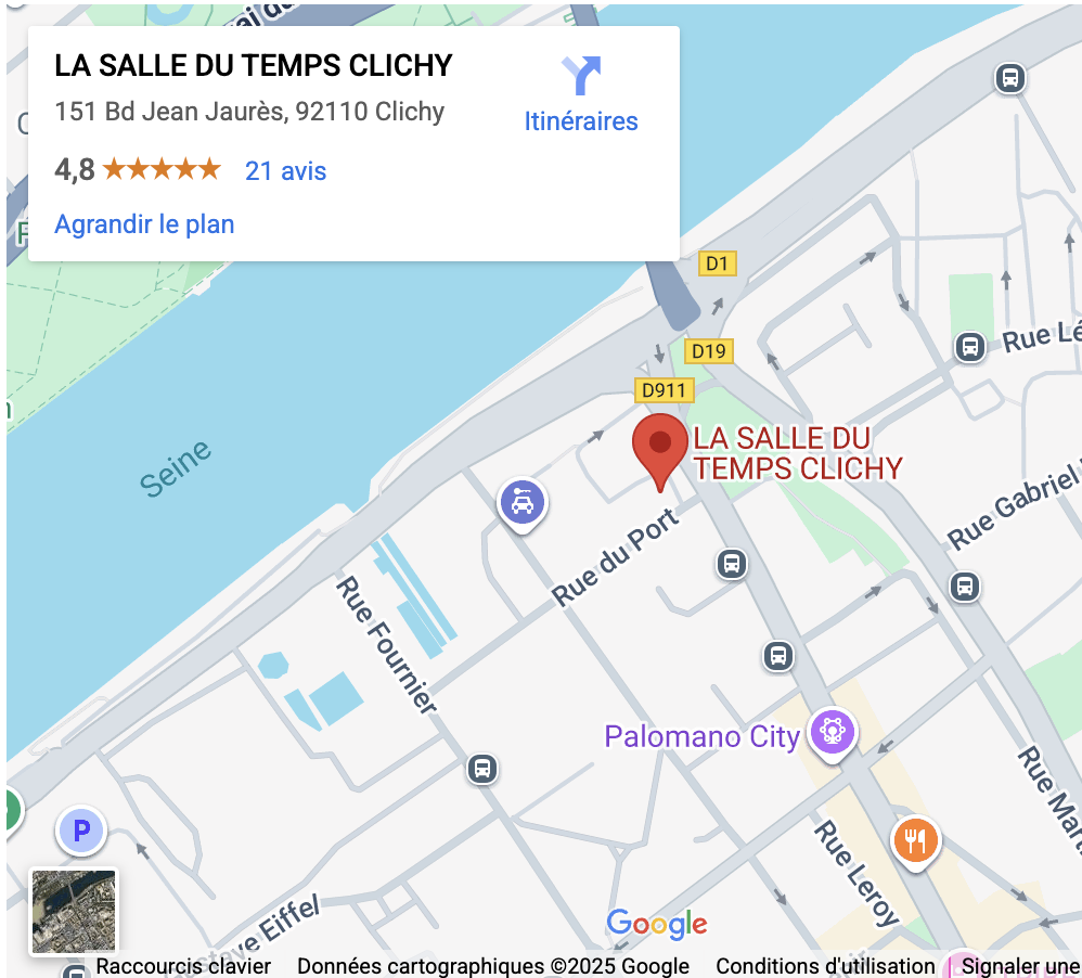 Notre salle à Paris Alesia