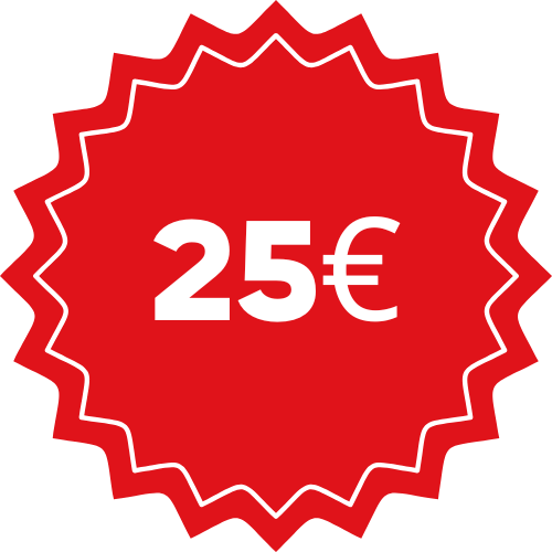 offre promotionnelle de 25€